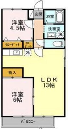 グレースハイムの物件間取画像